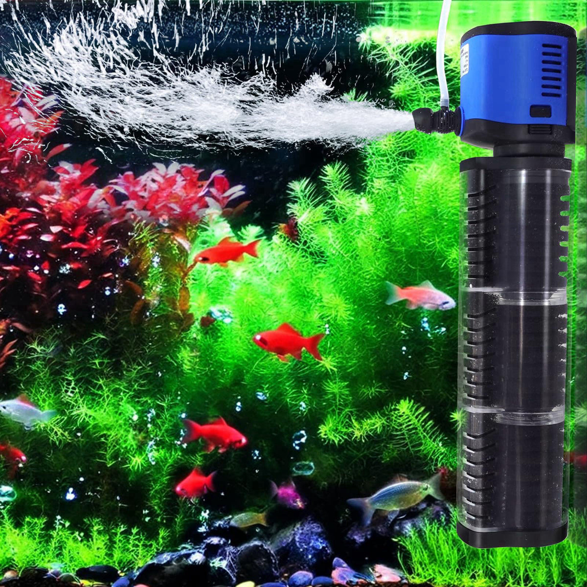 COOSPIDER Aquarium Filter 260GPH Fish Tank Filter for 30-75 Gallon Tank – product photo (Filters)