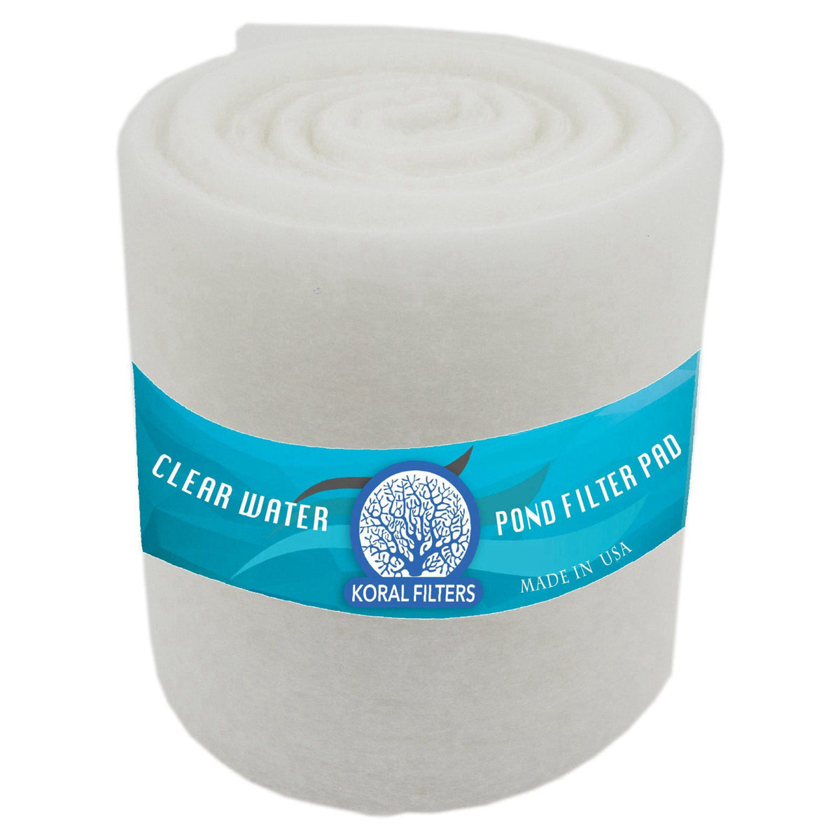 Koral Filters Koi Pond and Aquarium Filter Media Roll - 12 Inches by 72 Inches by 1.25 Inches (6 ft) - Cut to Fit - Dura