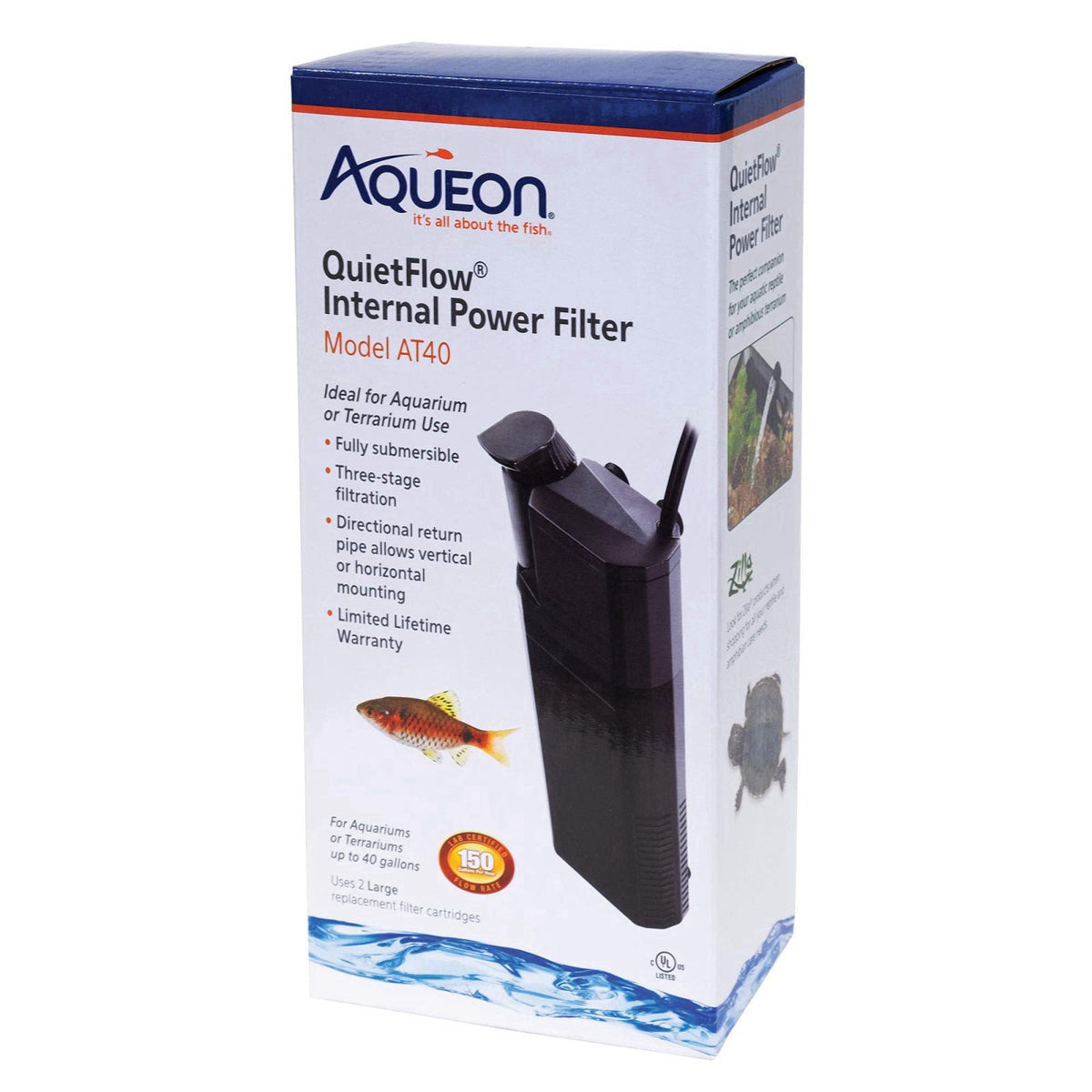 Aqueon Quietflow Internal Power Filter,Black – Black, Bamboo, 1 Count (Pack of 1)