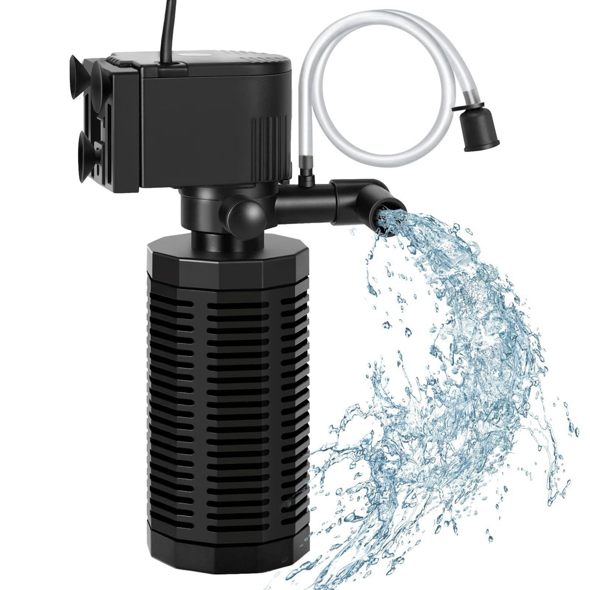 OQTTNEO 400GPH 4-in-1 Aquarium Filter 30~100 Gallon Quiet Fish Tank Filters – product photo (Filters)
