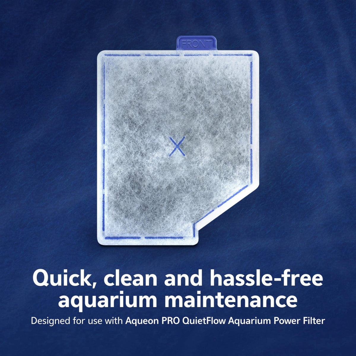 Aqueon PRO Genuine Replacement Filter Cartridges Large 6 Pack – close-up detail