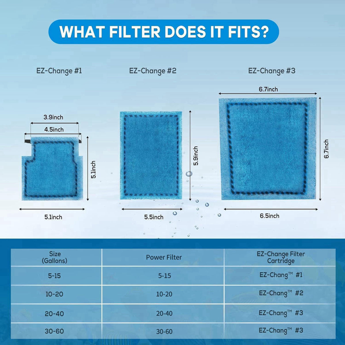 xbbwmrs 9 PCS Aquarium Filter Cartridge Compatiable with Aqua-Tech Filters (EZ-Change #3) Fish Tank Filter Cartridge Com