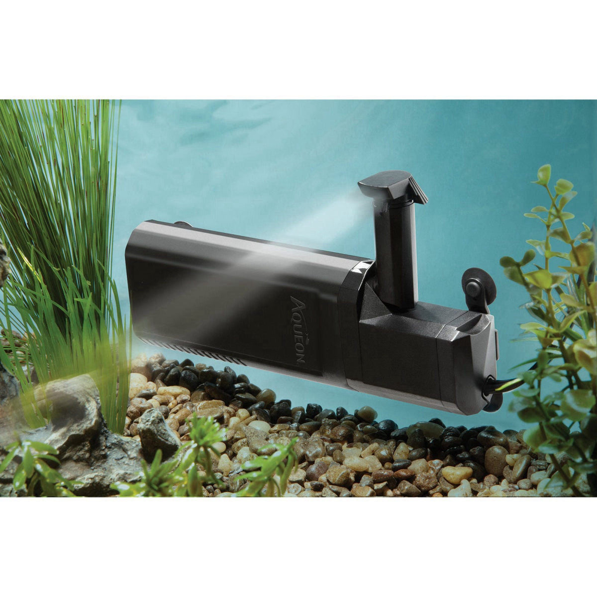 Aqueon Quietflow Internal Power Filer, 10 Gallon – packaging and label