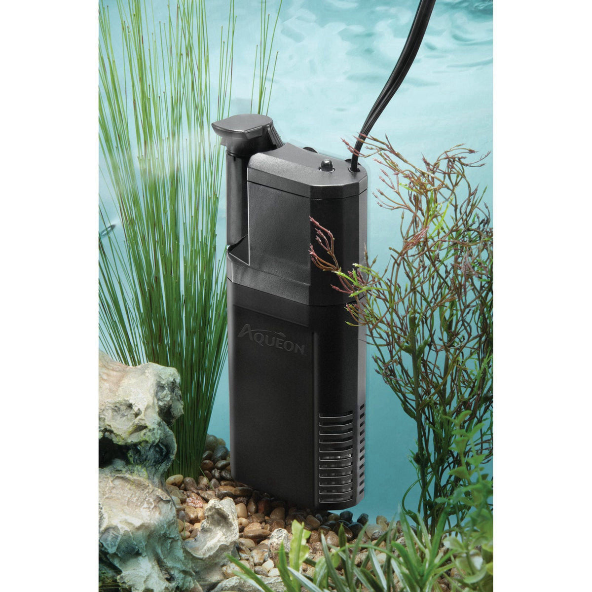Aqueon Quietflow Internal Power Filer, 10 Gallon – full view, size 1 Count (Pack of 1)
