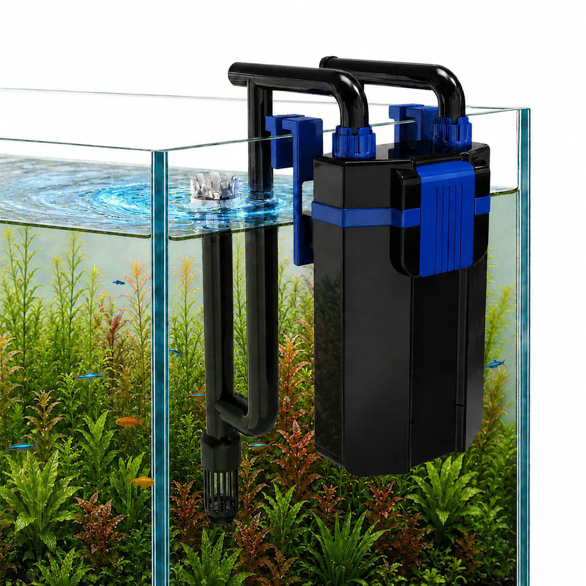 Three seconds Quiet Hang on Back Aquarium Filter 10-35 Gallon – product photo (Filters)