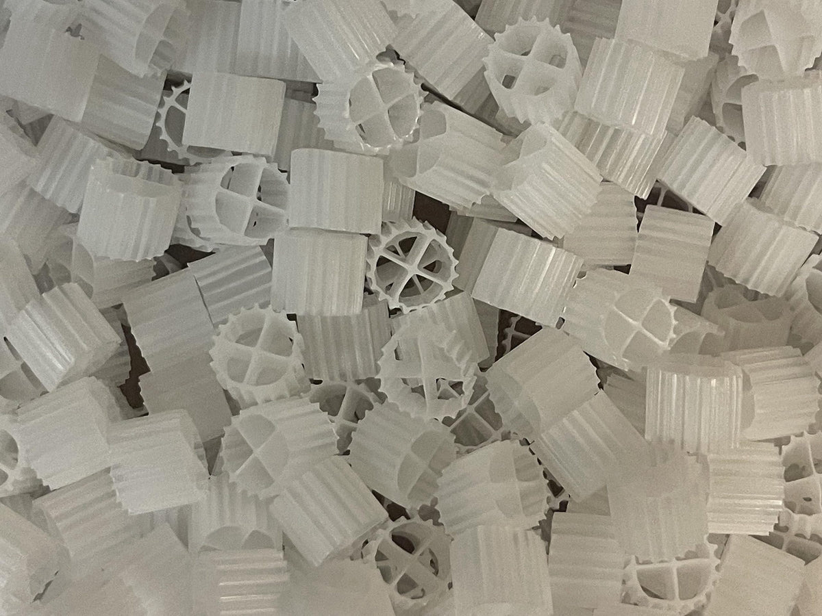 K1 Bio Media Plus K1 Bio Filter Media Moving Bed Biofilm Reactor (MBBR) for Aquaponics, Aquaculture, Hydroponics - Ponds