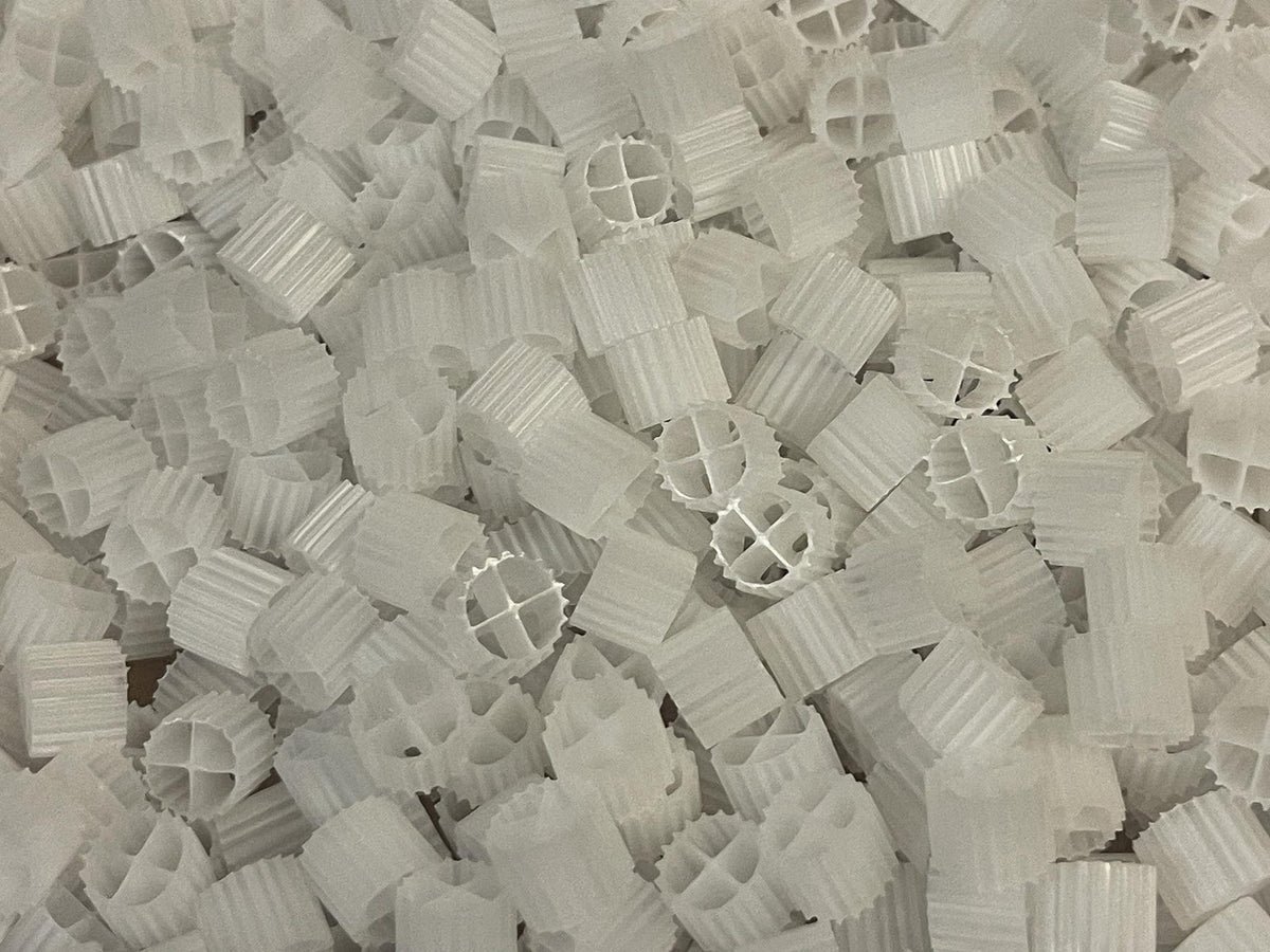 K1 Bio Media Plus K1 Bio Filter Media Moving Bed Biofilm Reactor (MBBR) for Aquaponics, Aquaculture, Hydroponics - Ponds
