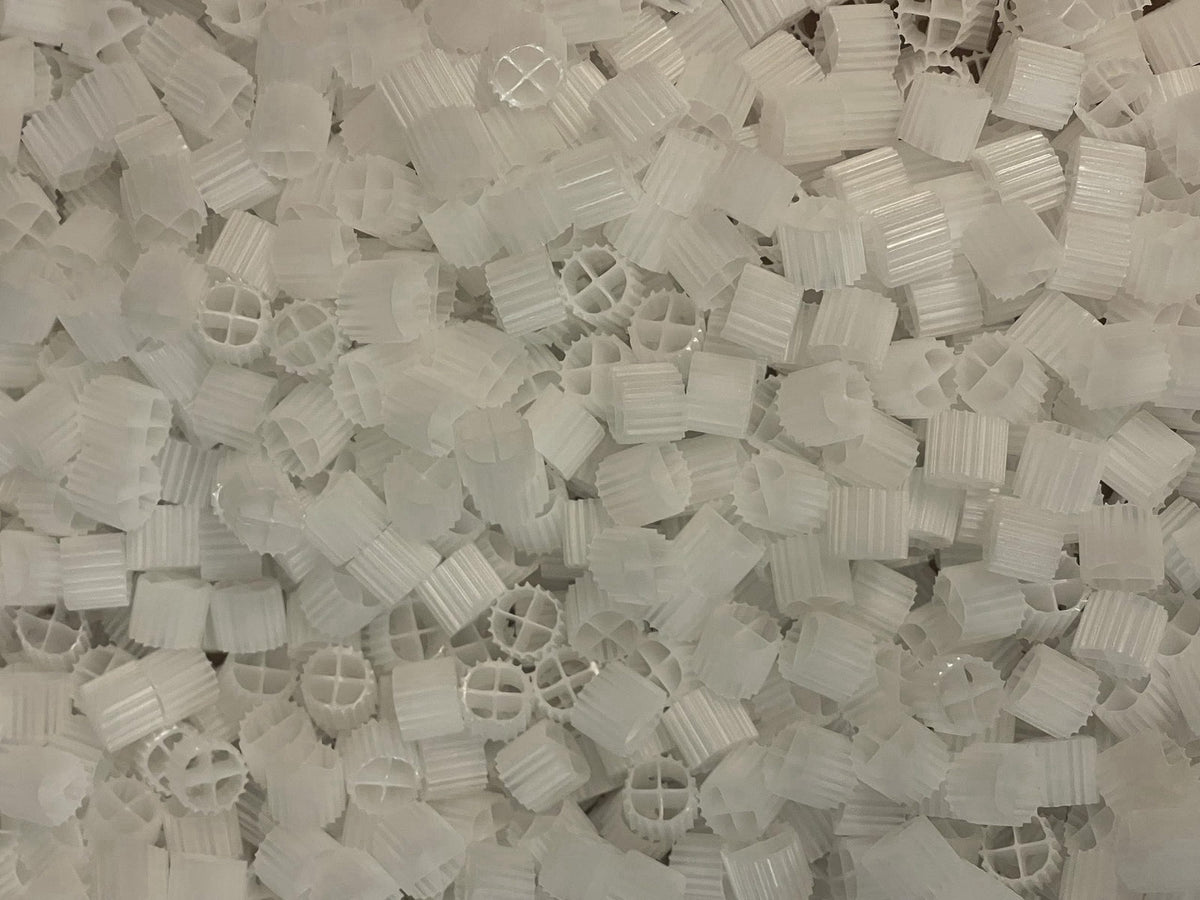 K1 Bio Media Plus K1 Bio Filter Media Moving Bed Biofilm Reactor (MBBR) for Aquaponics, Aquaculture, Hydroponics - Ponds