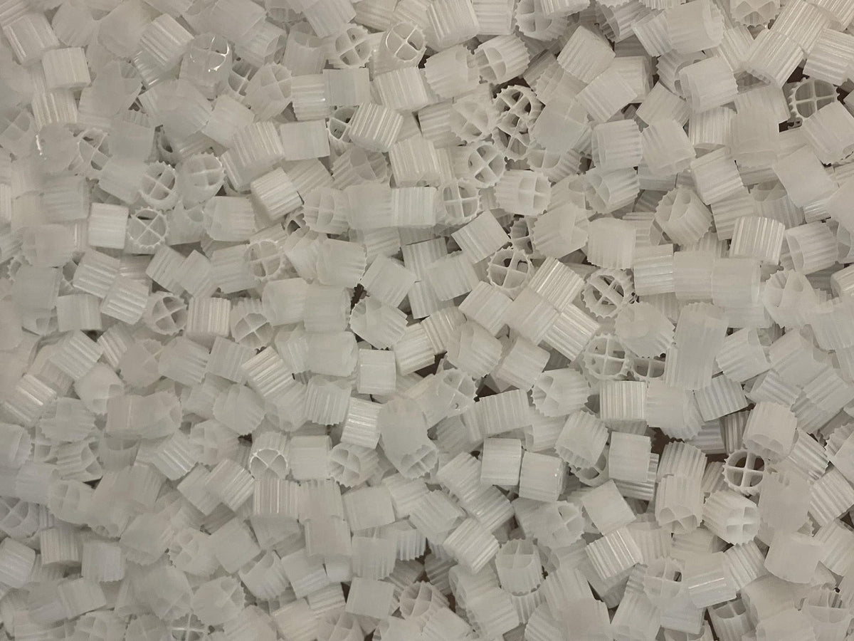 K1 Bio Media Plus K1 Bio Filter Media Moving Bed Biofilm Reactor (MBBR) for Aquaponics, Aquaculture, Hydroponics - Ponds
