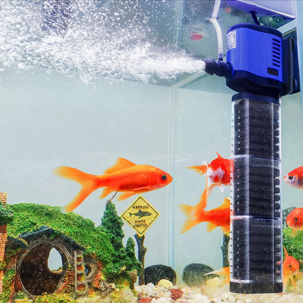 TARARIUM Aquarium Filter for Fish Tank, 4-in-1, Extra Large fit 75-300gal – product photo (Filters)