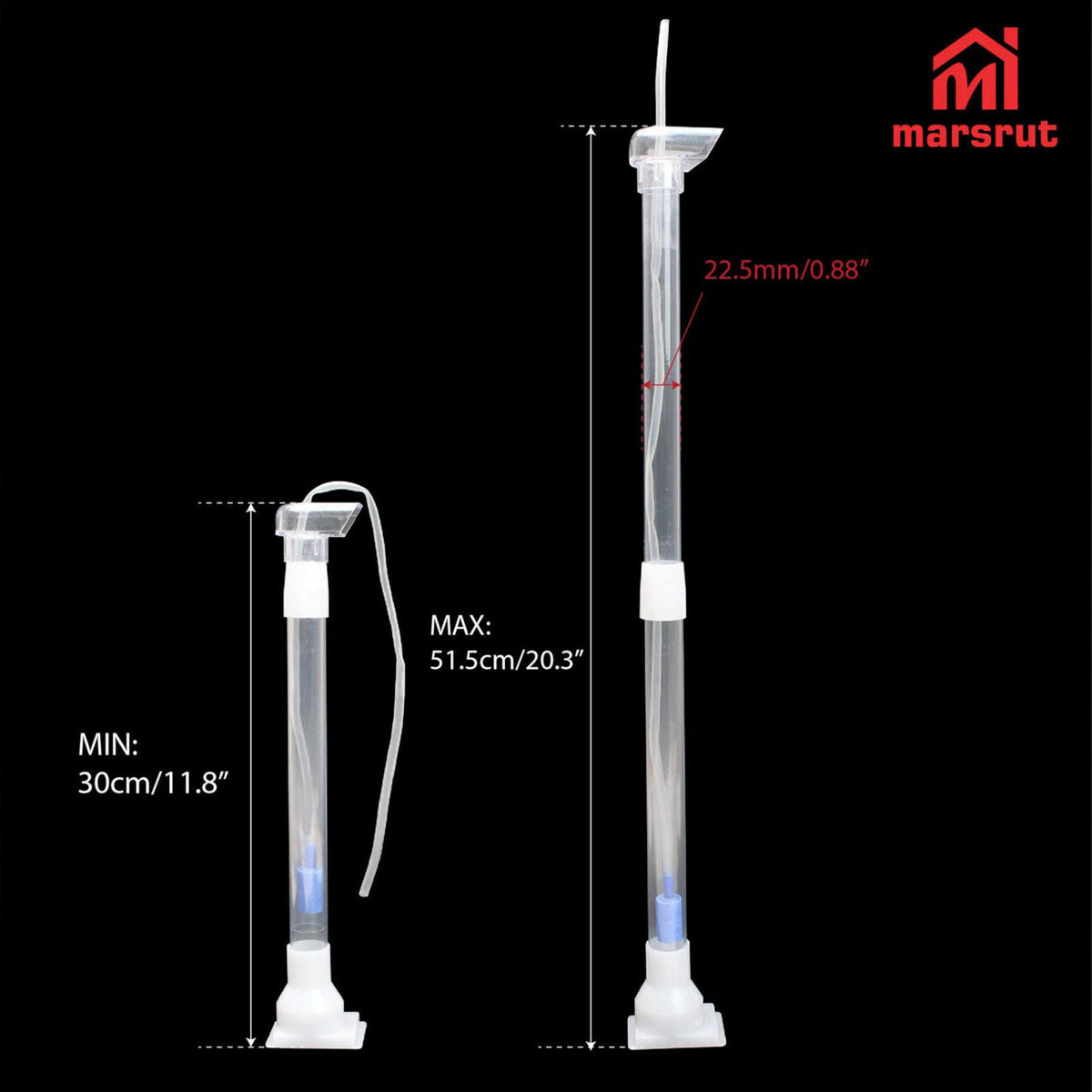 Marsrut 5pcs Under Gravel Filter Aquarium Uplift Tube, Undergravel Bottom Filters for Fish Tanks Water Cleaner Small Boa