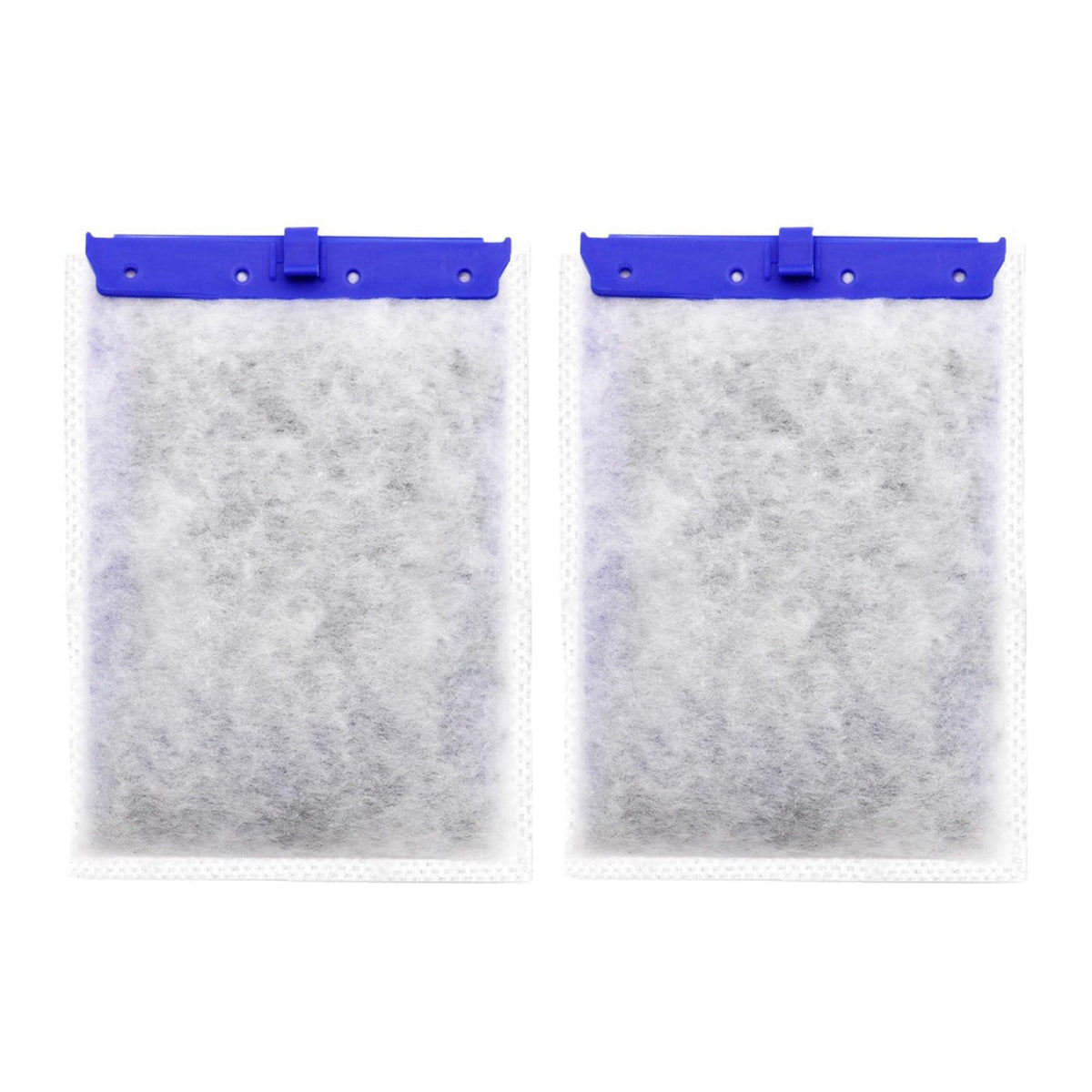 pewyoke Large Aquarium Filter Cartridges 24 Pack Compatible with Whisper Bag Filter Series – close-up detail in Blue