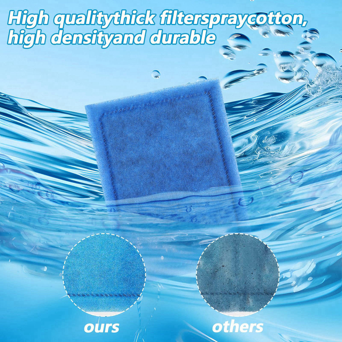 zisiueel 16Pcs 10-20 Gallon Aquarium Filter Replacement Compatible with EZ-Change #2 – alternate angle