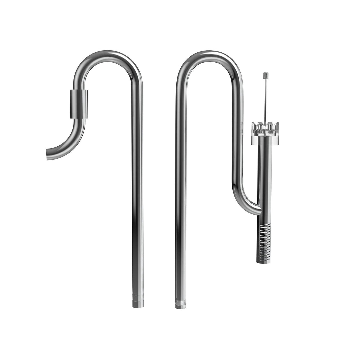 FZONE Stainless Steel Lily Pipes, Skimmer Set for 5/8" (16/22mm) Tubing – product photo (Air Pump Accessories)