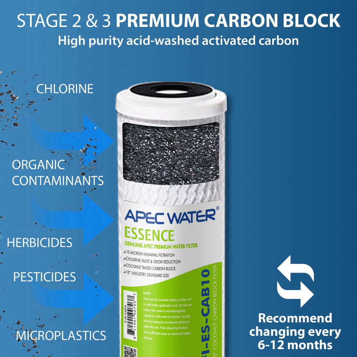 APEC Water FILTER-SET-ES Replacement Reverse Osmosis Pre-Filter Set – full view