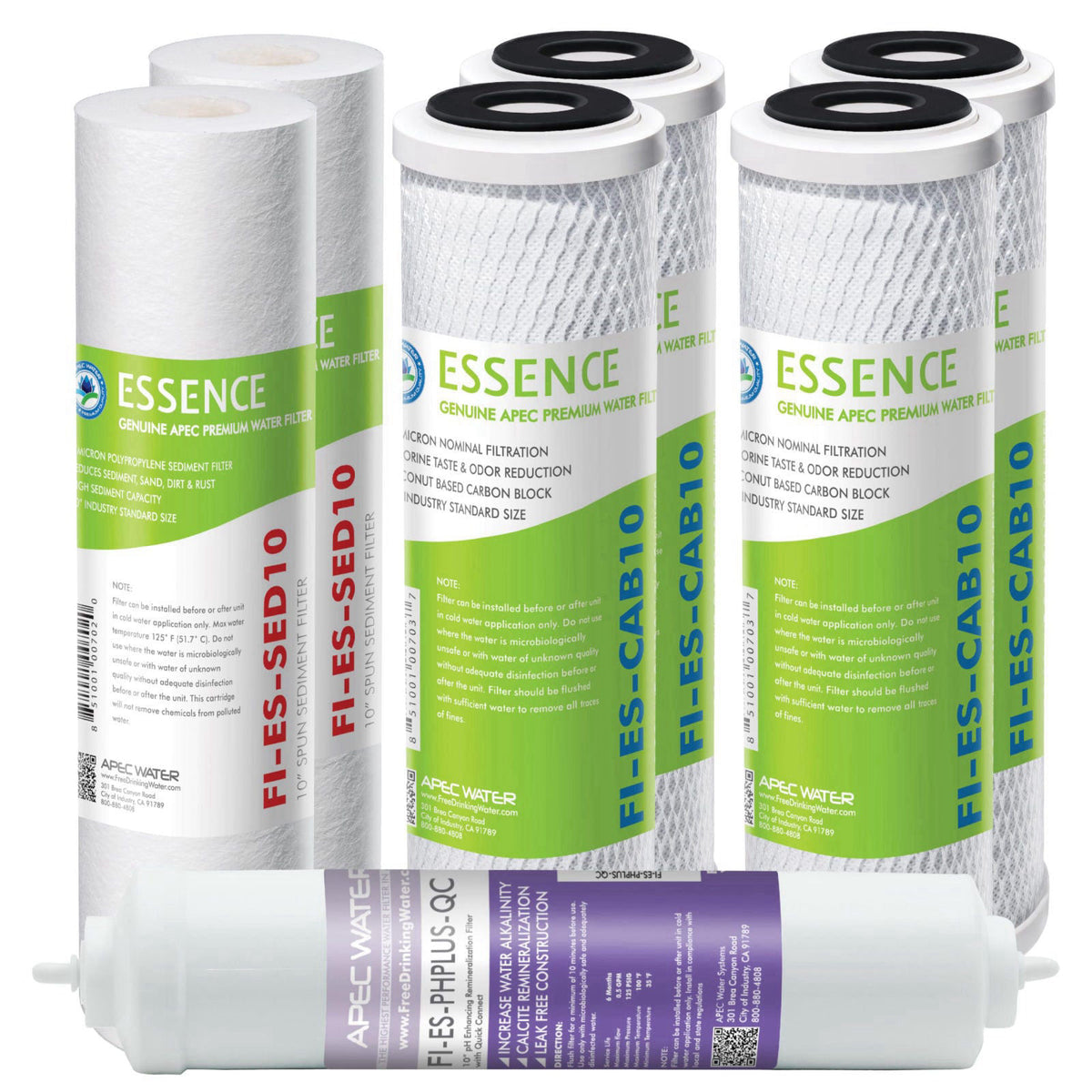APEC WATER – Replacement Under-Sink Water Filters on display