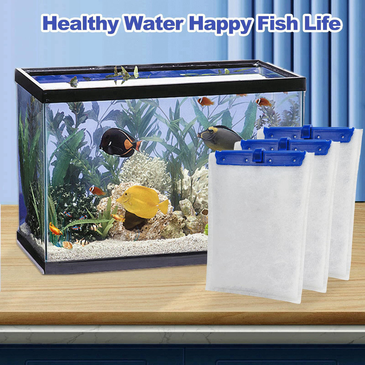 xbbwmrs 16-Pack Large Replacement Filter Cartridges Compatible with Tetra Whisper Bio-Bag Filters Large Aaquarium Filter