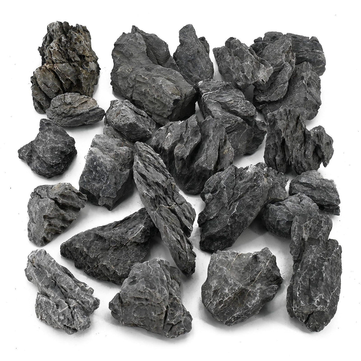 Unocho Aquarium Stones Seiryu Rock 20lb Natural Stone for Aquascaping,3-10 Inches – packaging and label