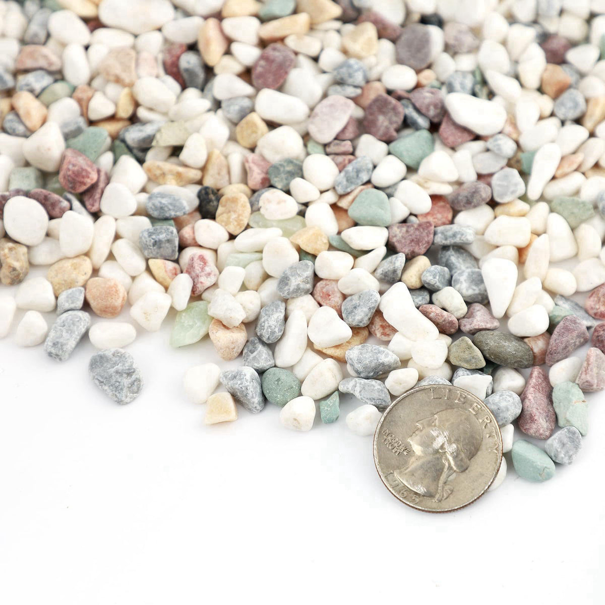 LMtonble 20lb 1/8-3/8inch Aquarium Gravel Fish Tank Gravel Small Rocks for Indoor Plants Decorative Rocks Pea Gravel for
