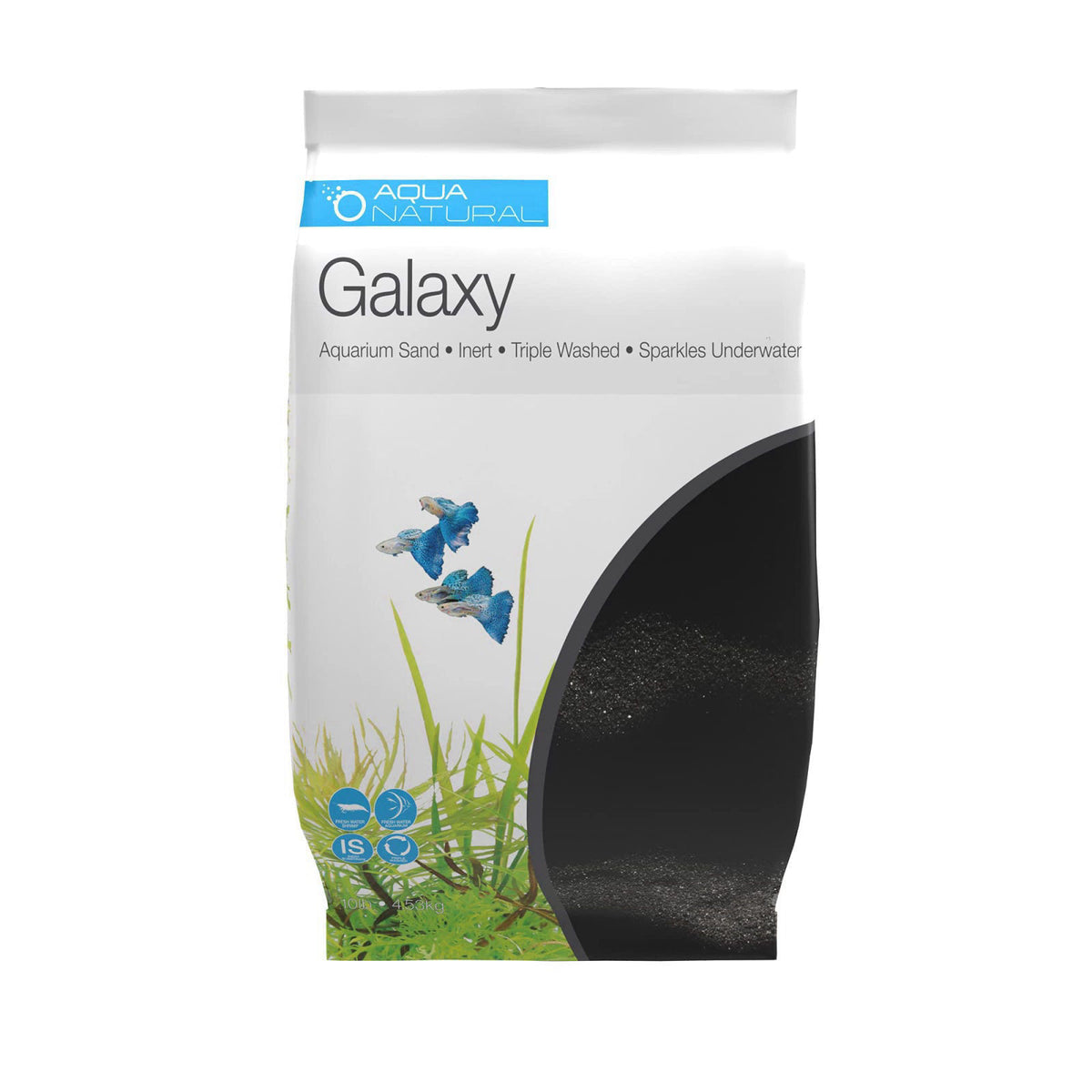Aqua Natural Aquarium Substrate, Galaxy Sand, 20lb – product photo (Substrate)