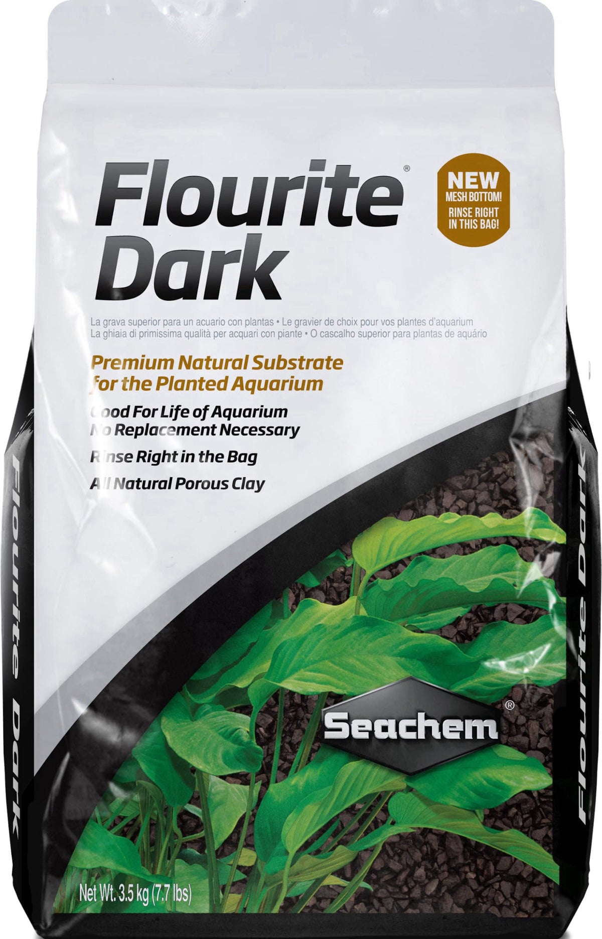 Seachem Flourite Black Dark Gravel, 7.7 lb – product photo (Gravel)