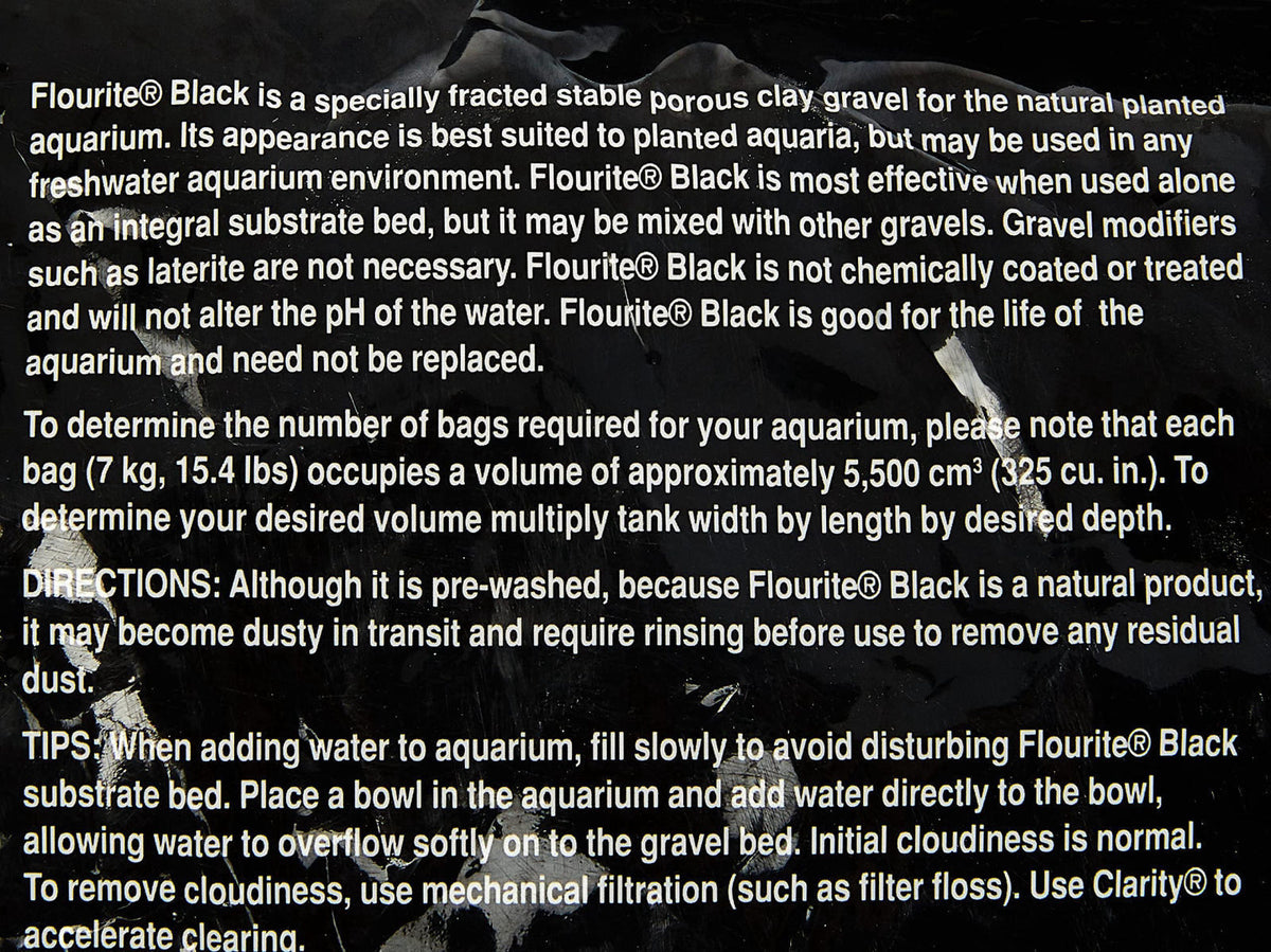 Seachem Flourite Black 7 kg / 15.4 lbs – close-up detail