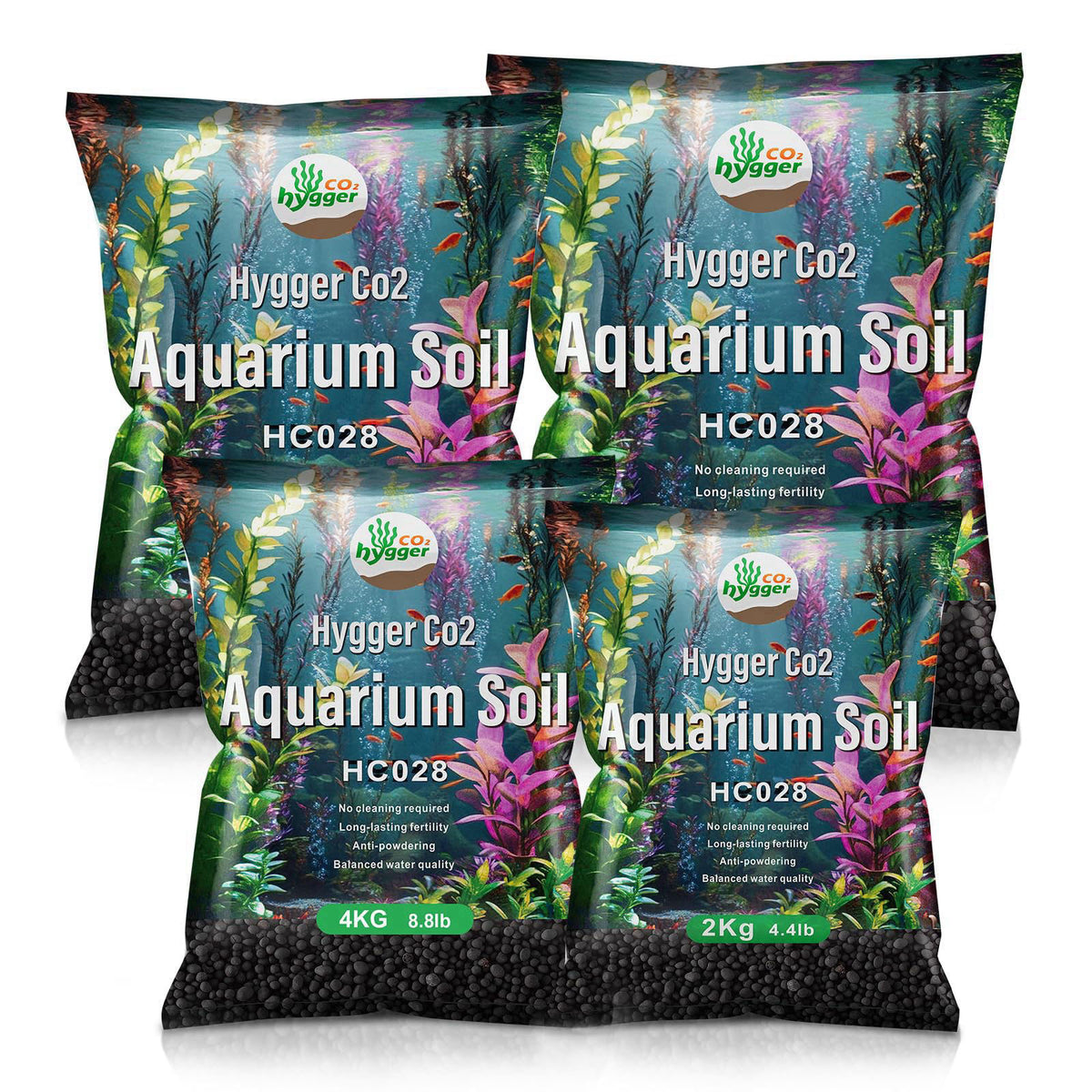 Hygger CO2 Upgraded Aquarium Soil Water Grass Mud, Ideal for Fish Tank Aquascaping Aquarium Substrate Soil for Plants an