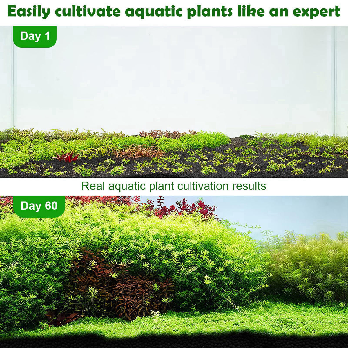 Hygger CO2 6.6Ib Aquarium Soil Water Grass Mud Fish Tank Aquascaping Aquarium Substrate Soil for Plants and Shrimps,No N
