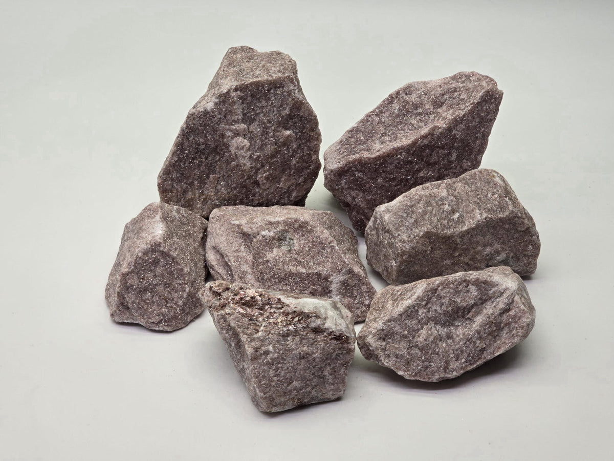 Aqua Natural Rock, Rose Glitter, 15lb – close-up detail in Rose