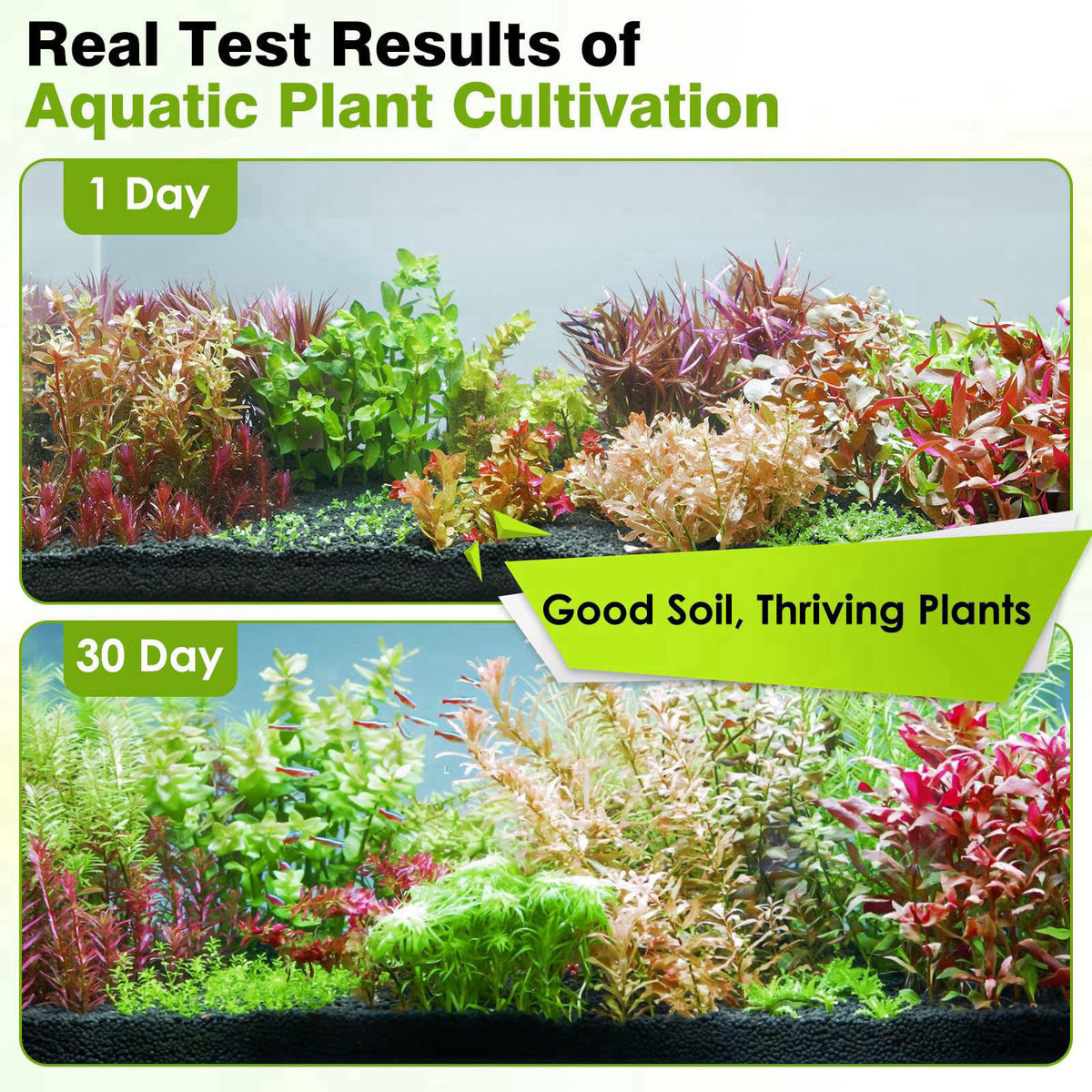 Hygger CO2 Premium Upgraded Aquarium Soil, 1-5mm Nutrient-Rich Water Grass Mud for Planted Tanks, Dust-Free & No Rinse, 