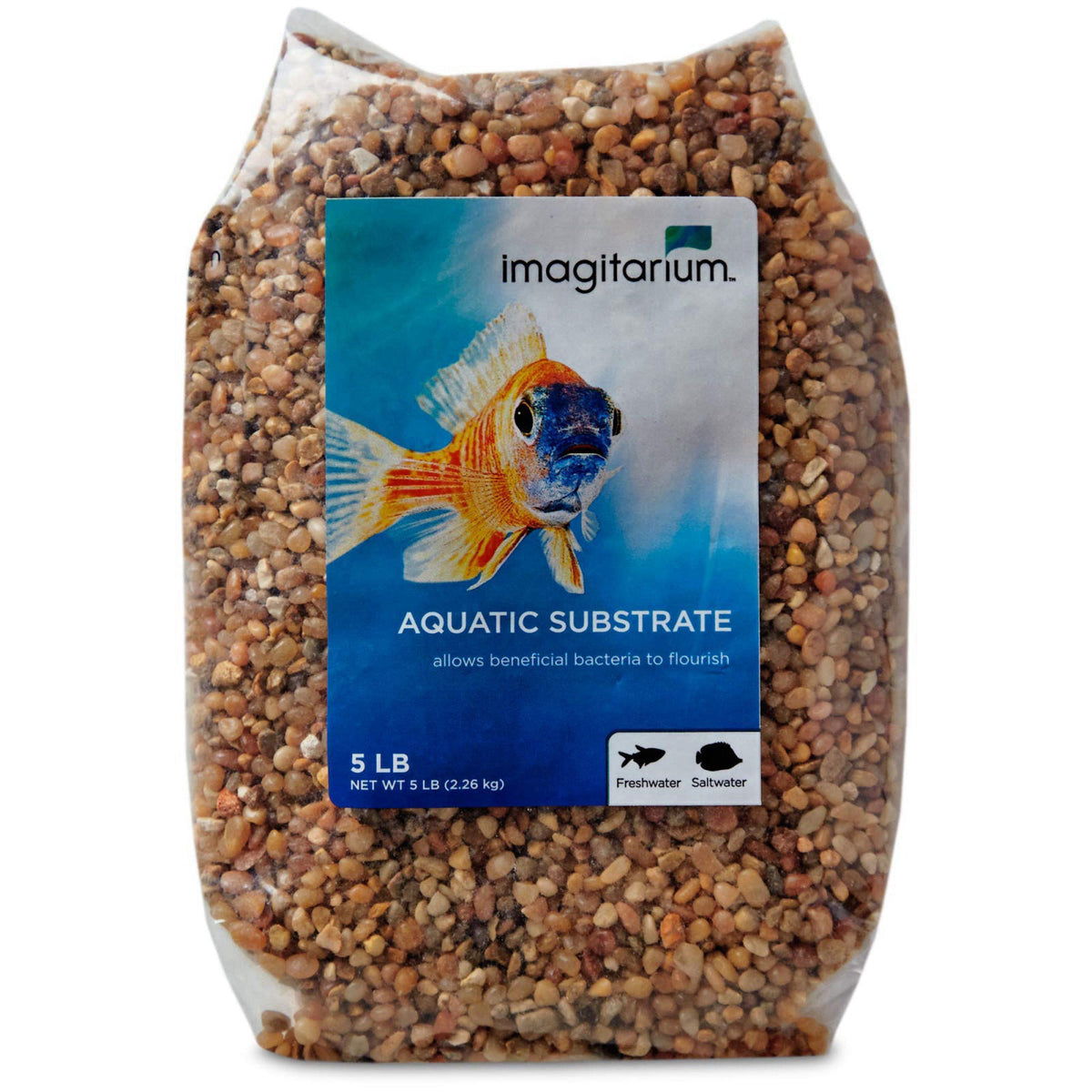 imagitarium by Petco Aquarium Gravel Substrate Aztec Bronze 20 lbs. – product photo (Gravel)