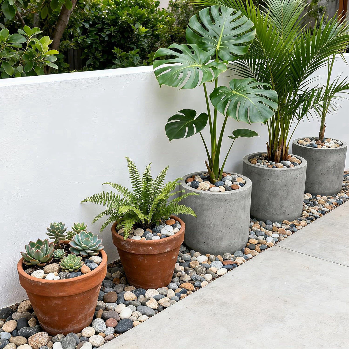onlyfire 15 lbs Natural River Rocks, 3/8" Decorative Ornamental Pebbles – close-up detail