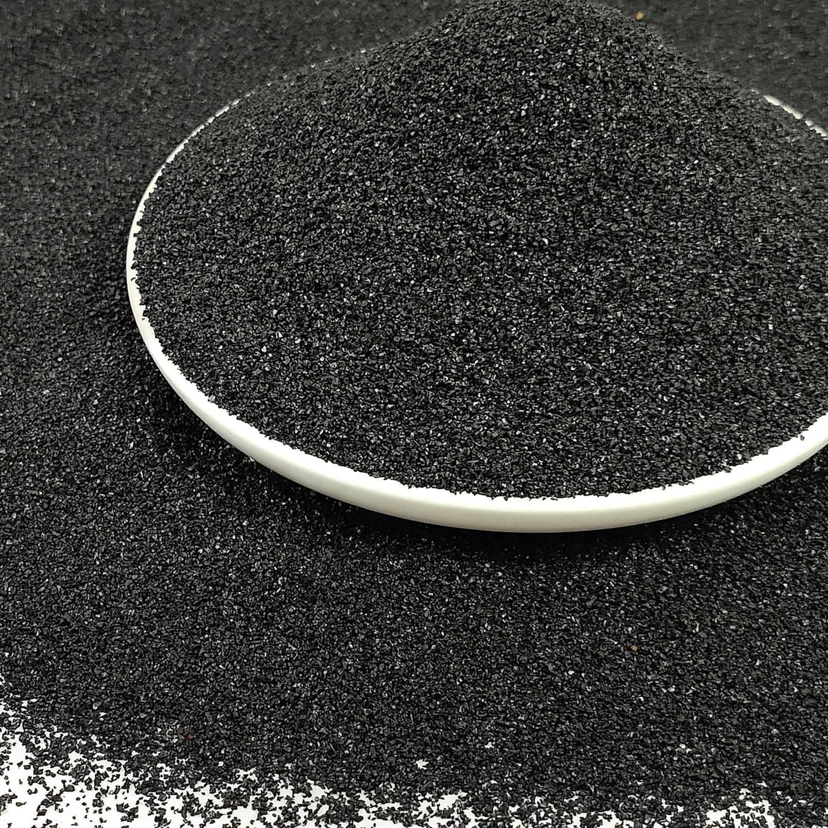 YISZM Aquarium Sand, 20lbs Black Fish Tank Sand, Aquarium Gravel Substrate – product photo (Sand)