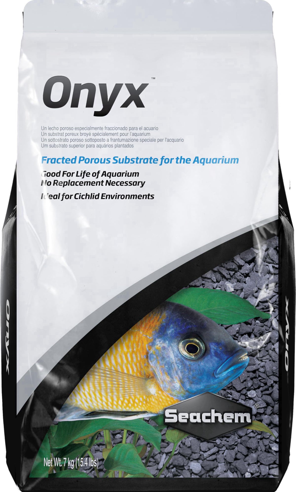 Seachem Onyx Gravel, 7 kg/ 15.4 Lbs – product photo (Gravel)