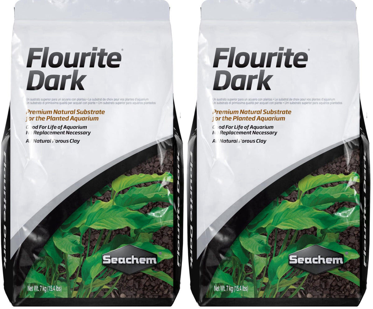 Seachem Flourite Dark, 7 kg / 15.4 lbs – packaging and label