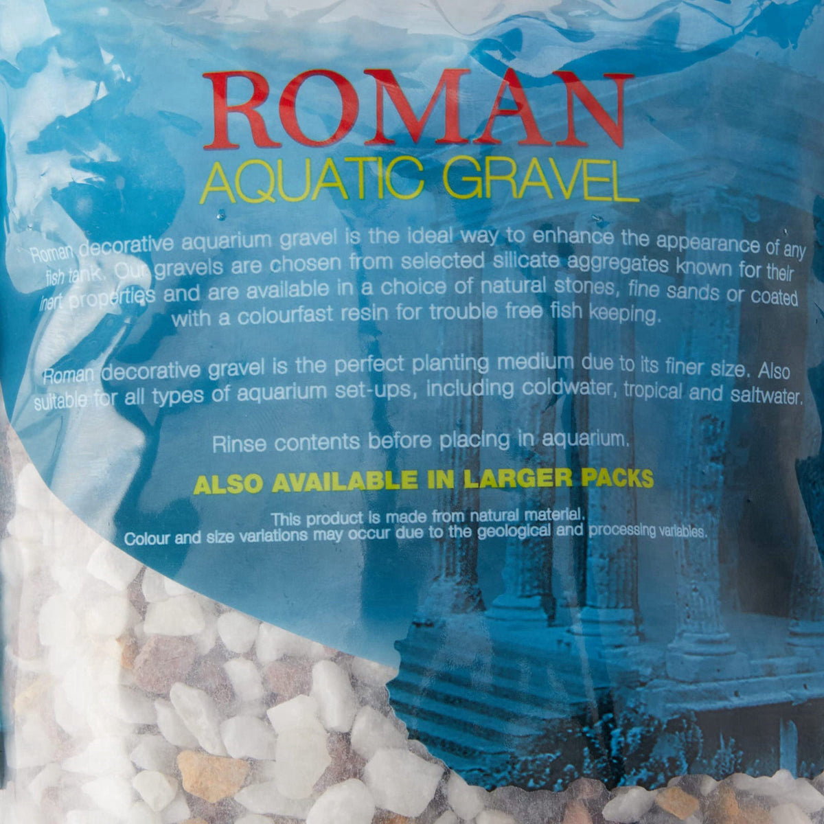 Pettex Roman Gravel Aquatic Roman Gravel, 2 Kg, Natural Mixed Gems – full view
