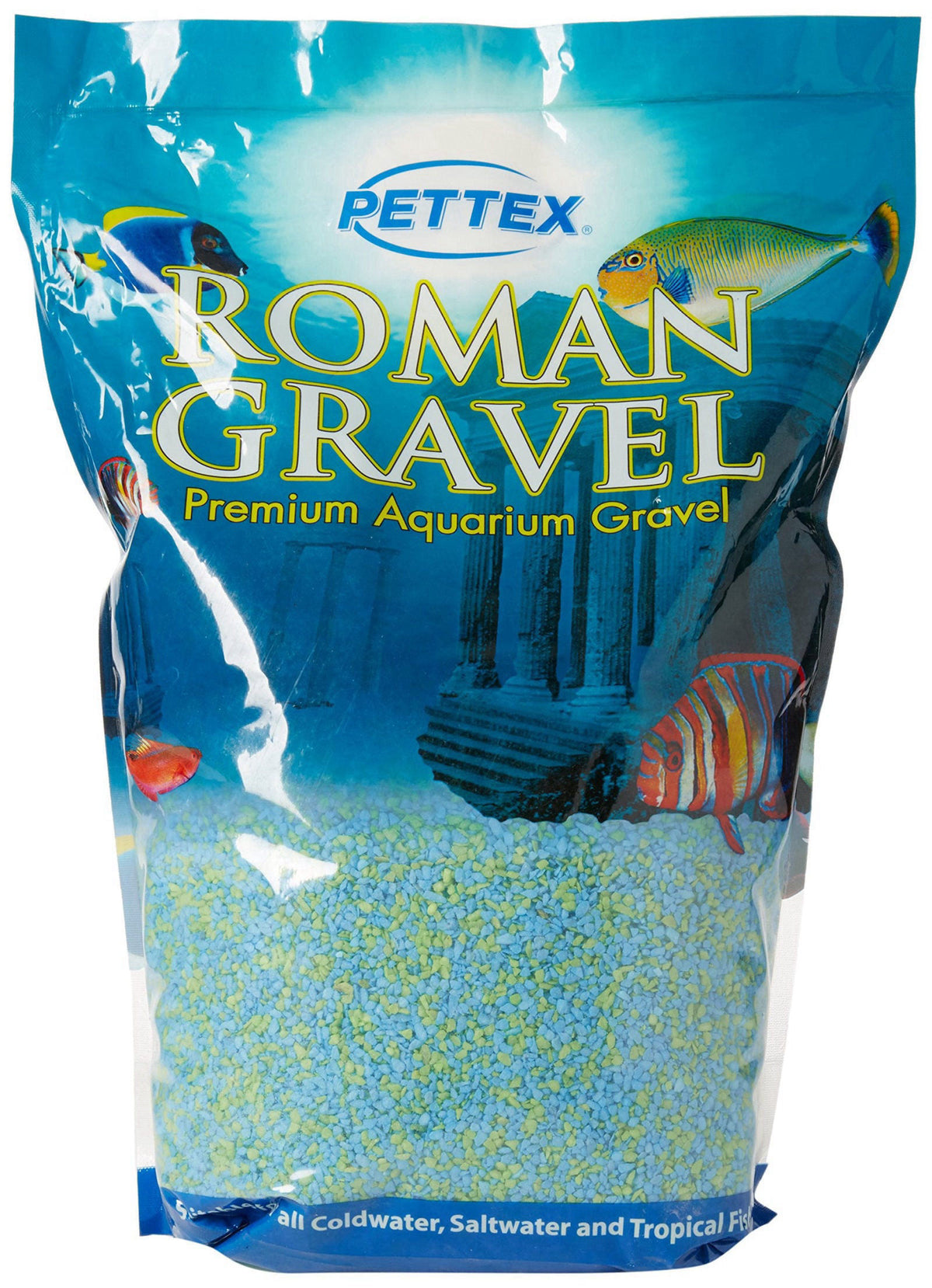 Monster Pet Supplies Pettex Roman Gravel Aquarium Gravel (4.4lb) (Aqua Blend)