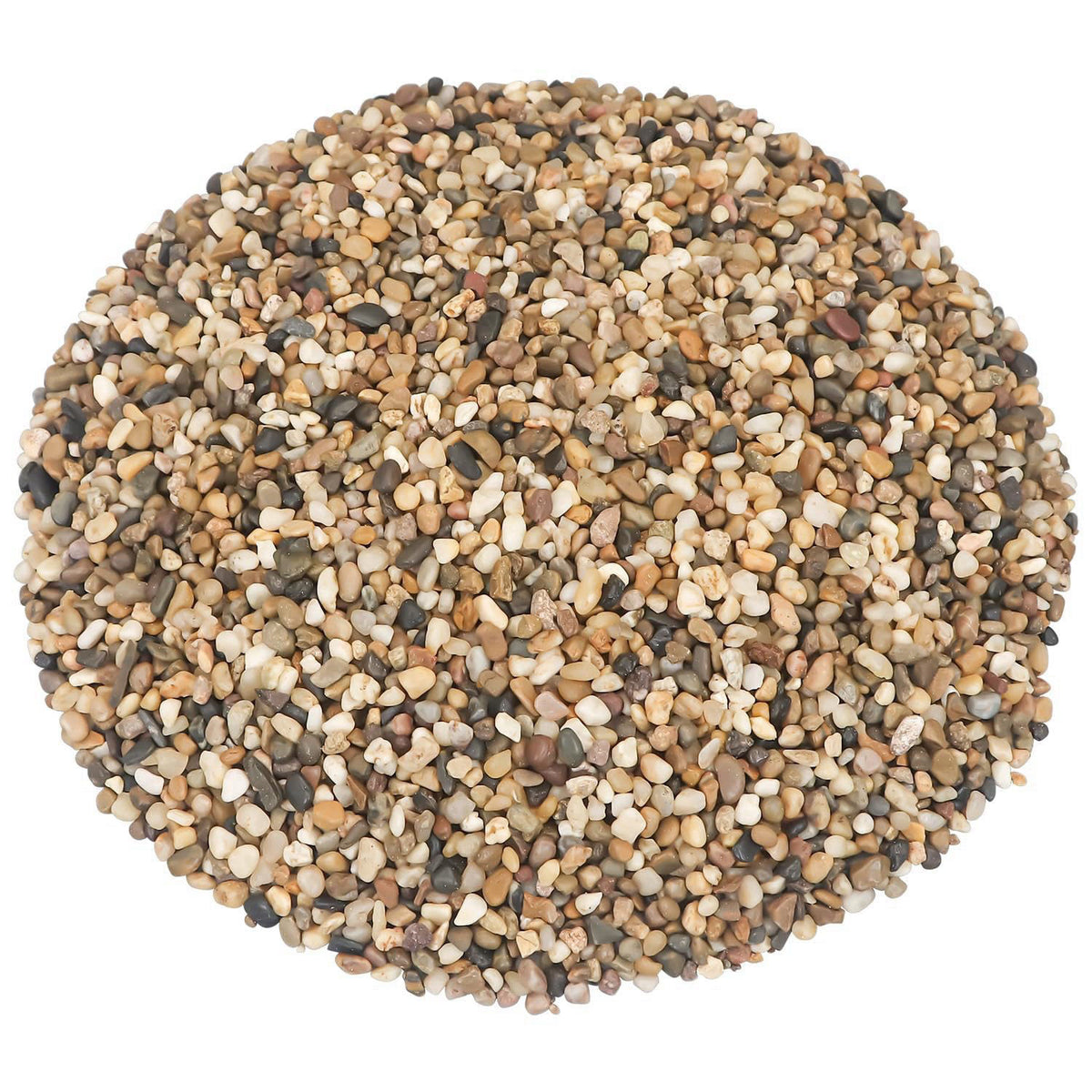 Virekm River Rocks, Landscaping Pebbles, Mixed Color Decor Stones, 10 Pounds – back view and specifications