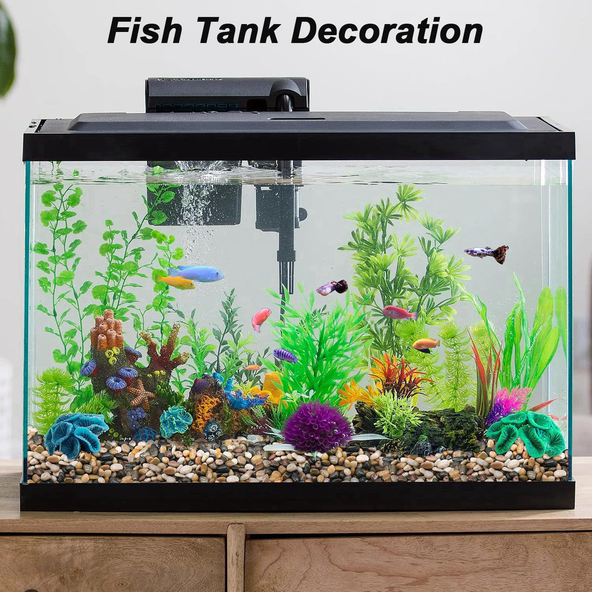 Fish Tank Rocks,Virekm River Rocks, Decorative Ornamental Pebbles – alternate angle