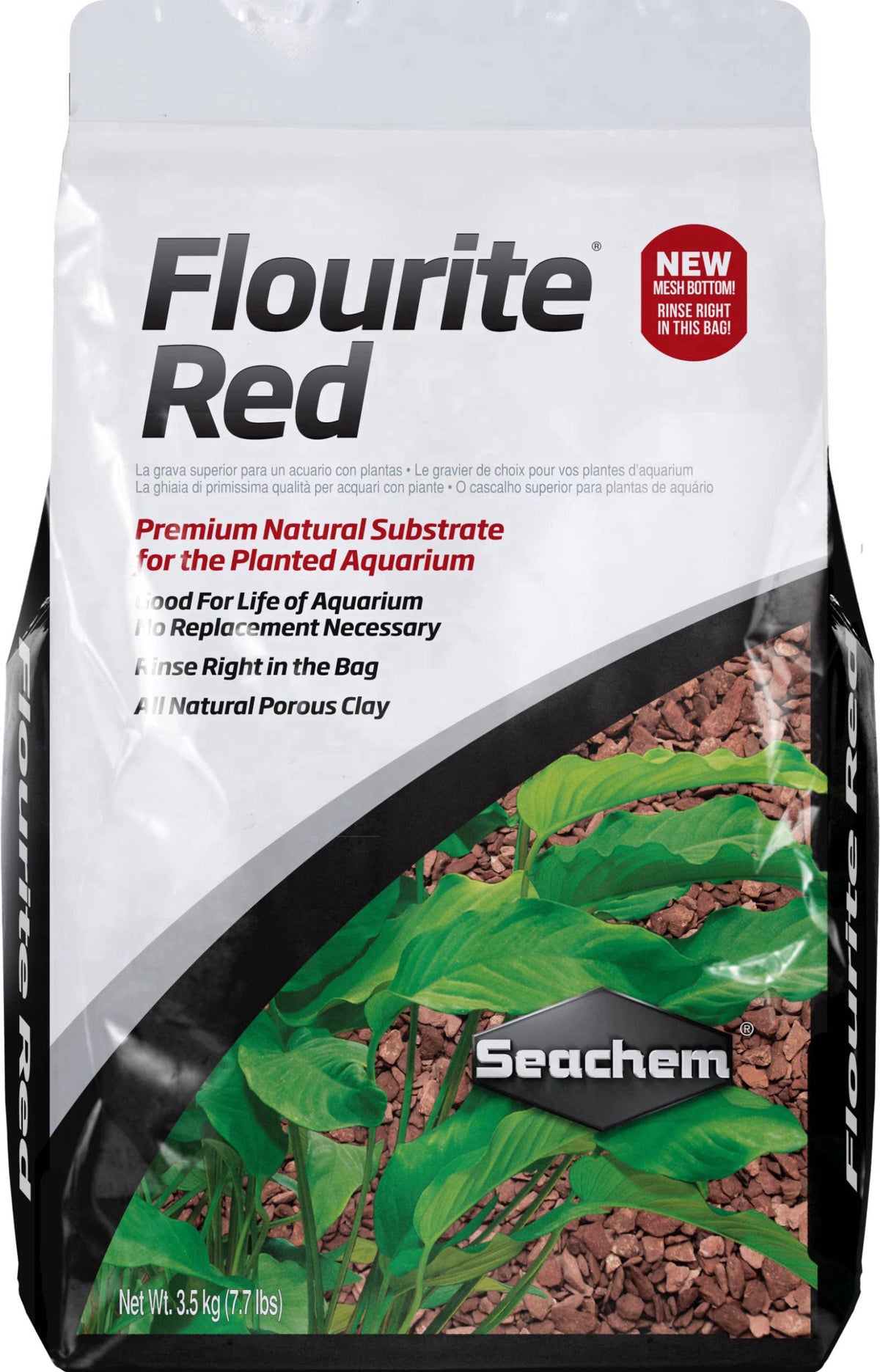 Seachem Flourite Red, 7 kg / 15.4 lbs – close-up detail