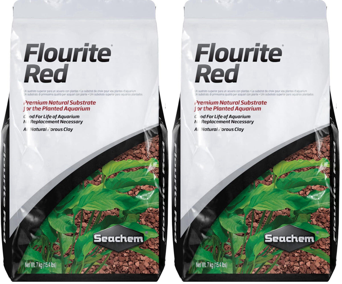 Seachem Flourite Red, 7 kg / 15.4 lbs – packaging and label