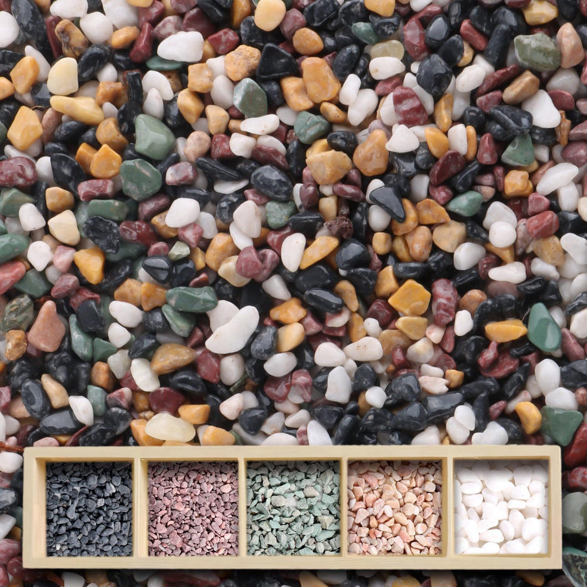 AVALUTION Aquarium Gravel for Plants -18lb Fish Tank Gravel for Succulent Cactus & Bonsai, 1/4Inch Decorative River Rock
