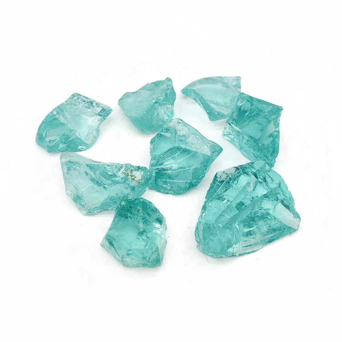 Blue Glass Aquarium Gravel Substrate for Freshwater and Saltwater Fish Tanks (1 Pack) – Blue, Glass, 1.57 x 1.18 x 0.79 