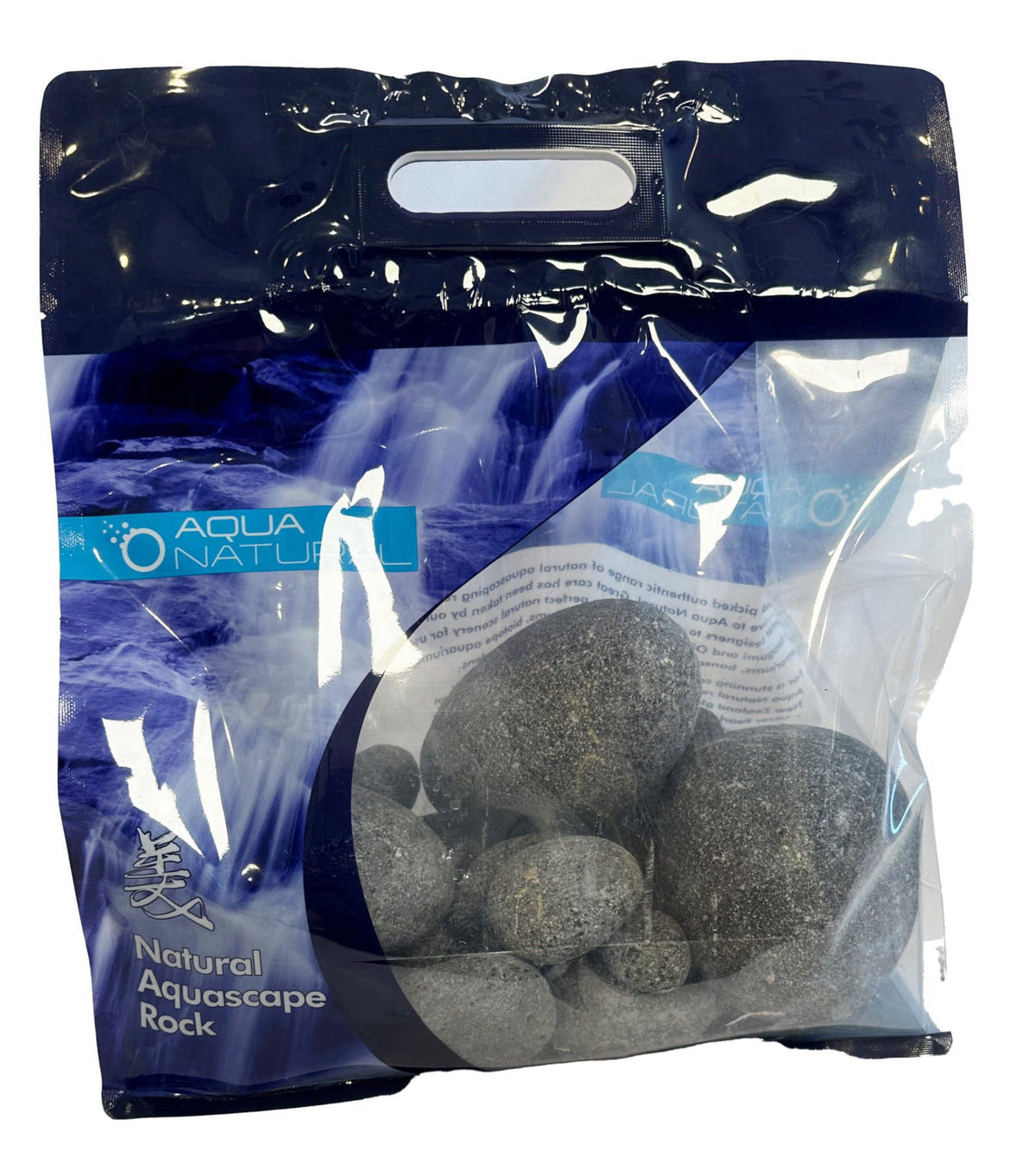 Aqua Natural Rock, Smooth Lava, 14lb – Grey