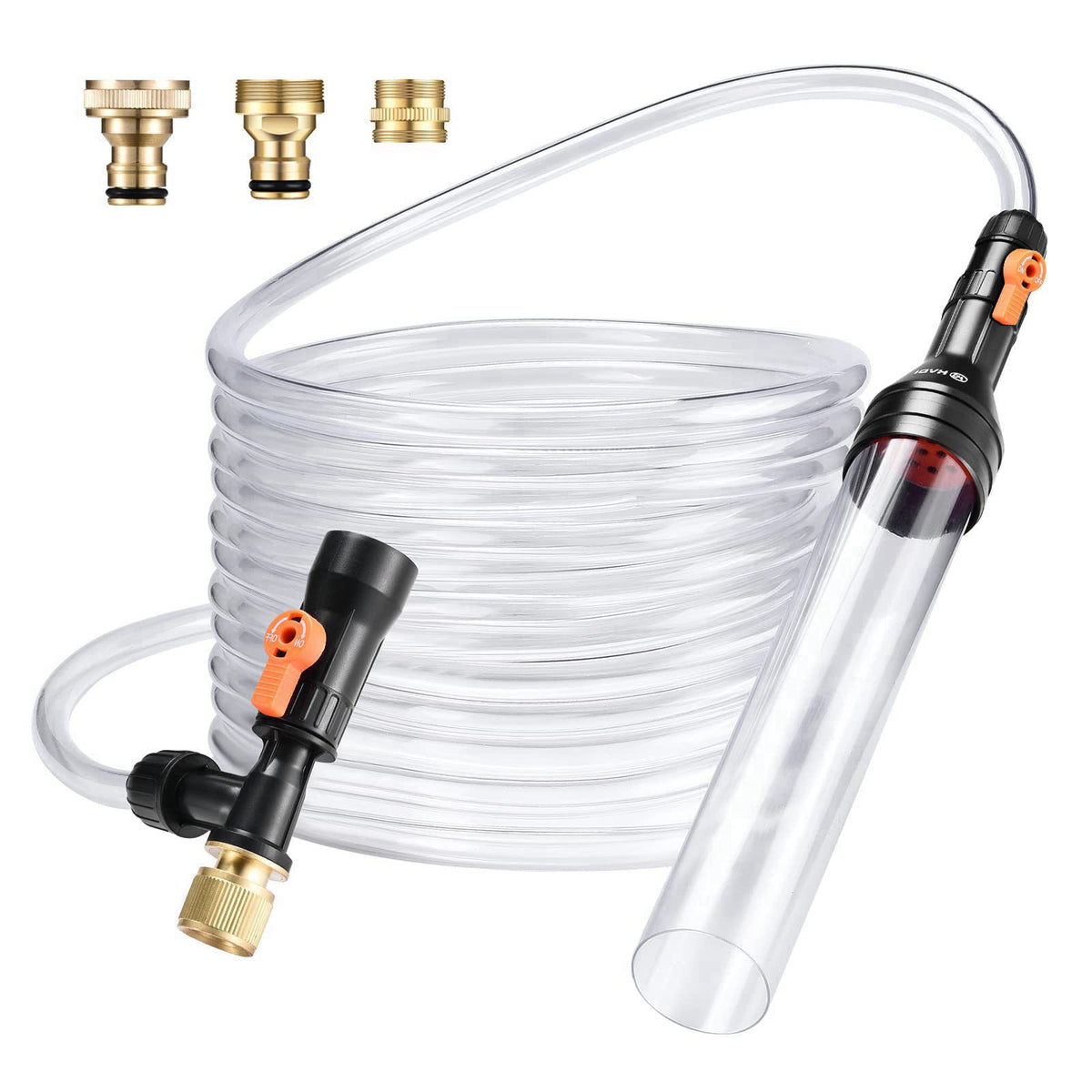 enomol Gravel Vacuum for Aquarium Water Changer Fish Tank Cleaning Tools,Siphon Universal Quick Pump Aquarium Water Chan