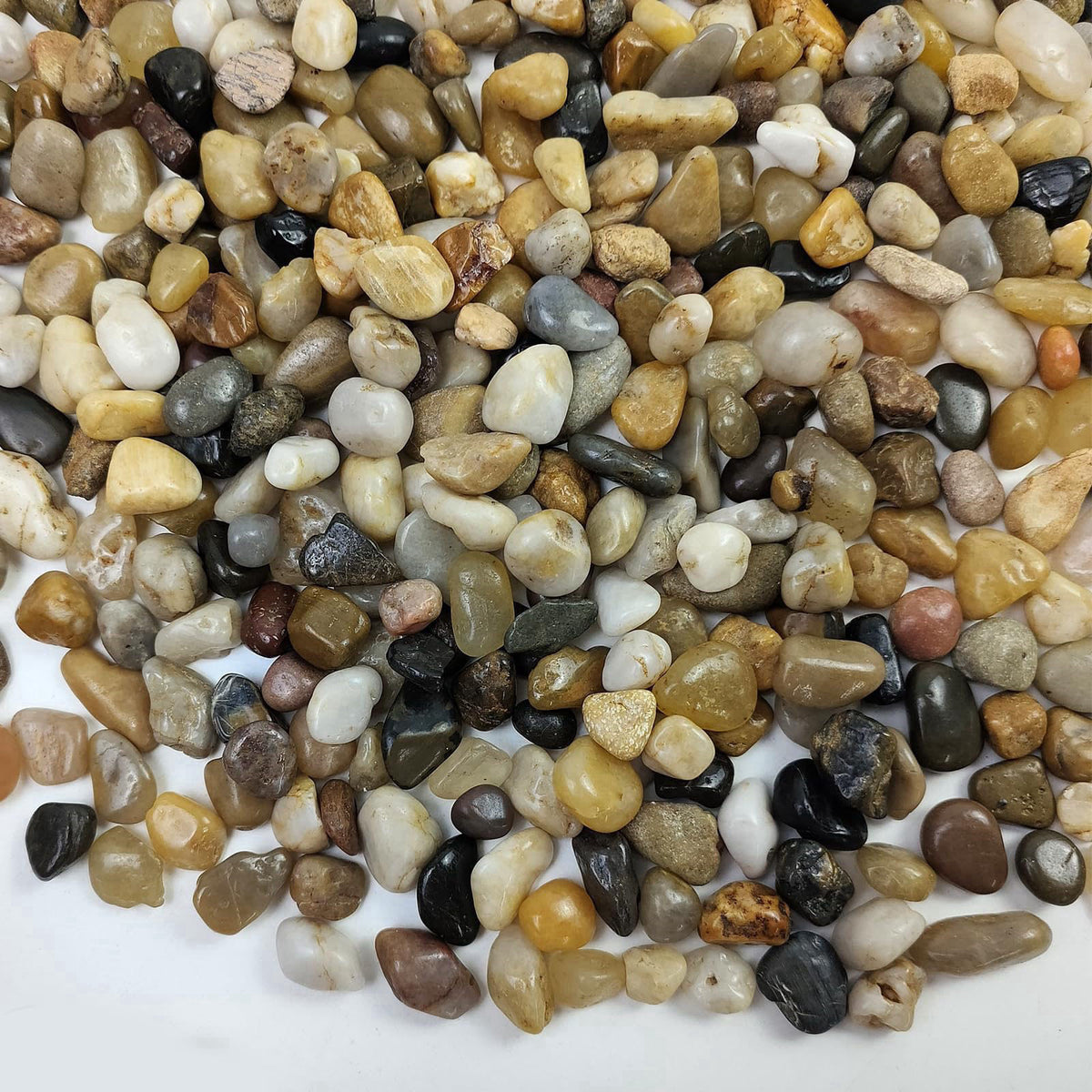 FANTIAN Pea Gravel for Landscaping, 10 lbs Aquarium Gravel Rocks, 1/4 Inch – product photo (Pebbles)