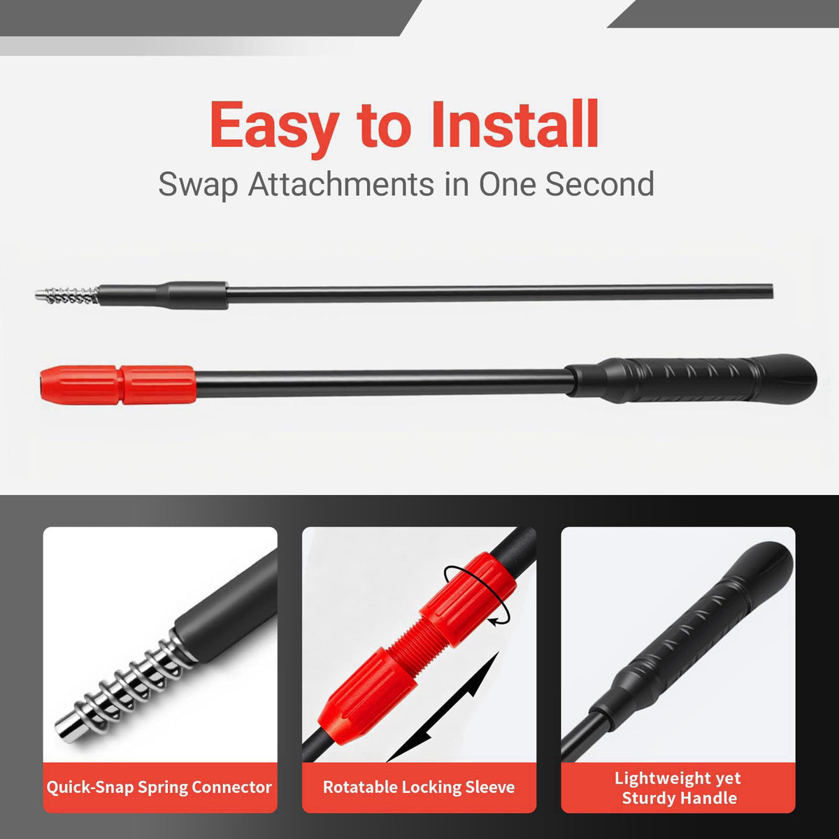 UPETTOOLS Aquarium Clean Tool 6 in 1 Fish Tank Cleaning Kit Algae Scraper Scrubber Pad Adjustable Long Handle Fish Tank 