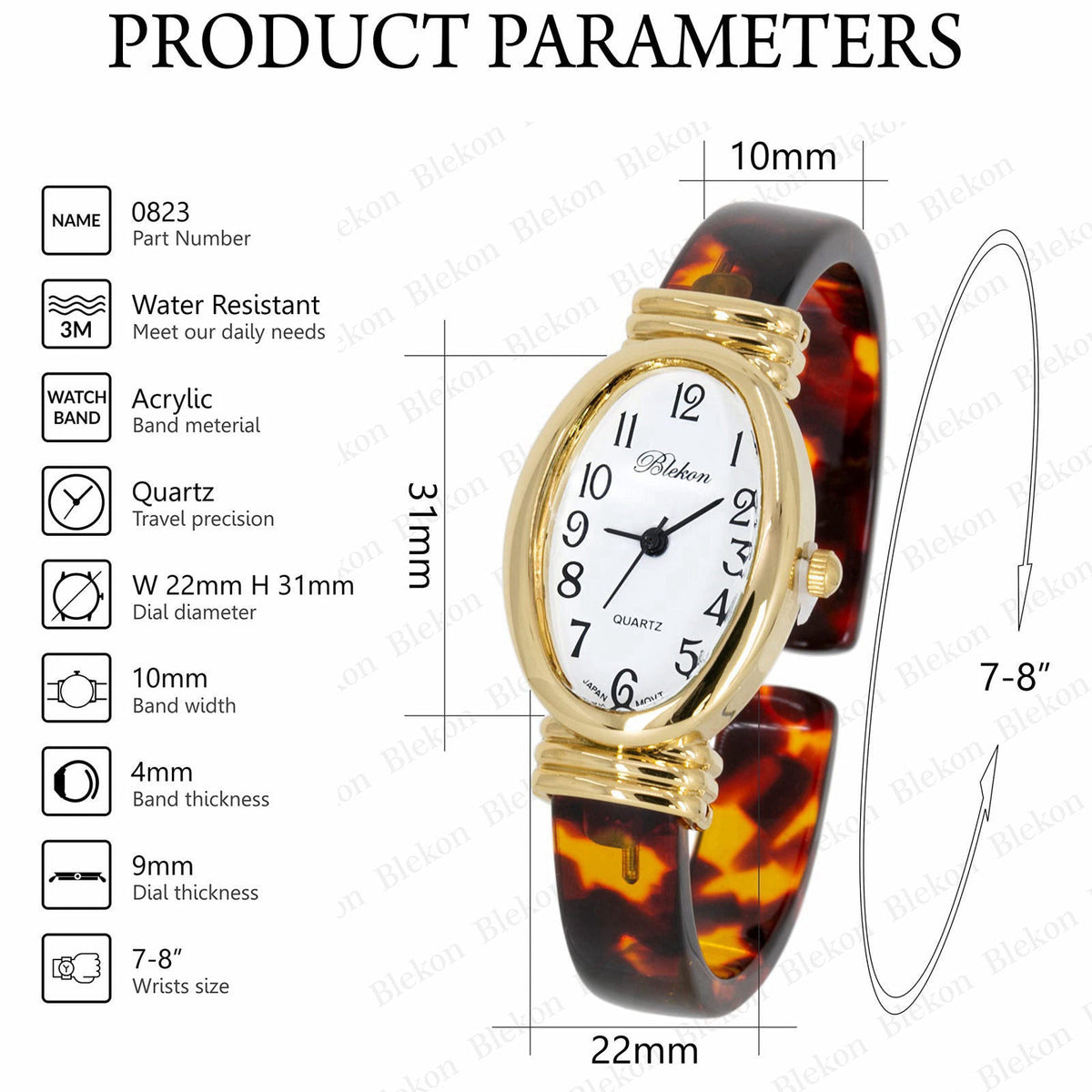 Blekon – Wrist Watches on display
