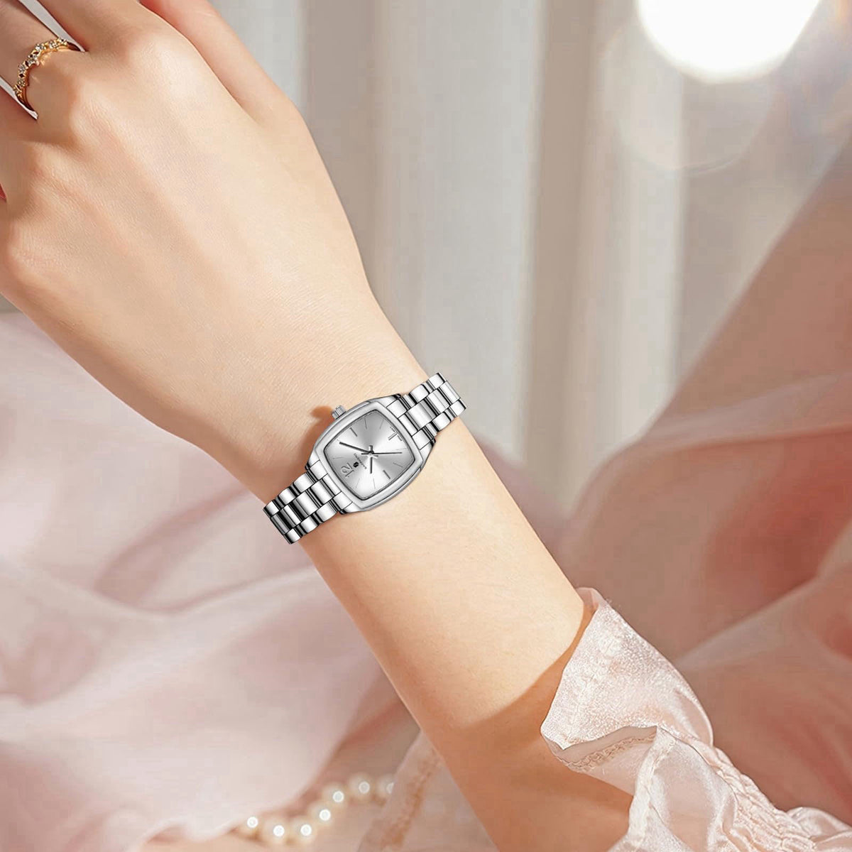 SAPPHERO Watches for Women Luxury Ladies Watches Women's Bracelet Watch Small Stainless Steel Analog 3ATM Waterproof Wri