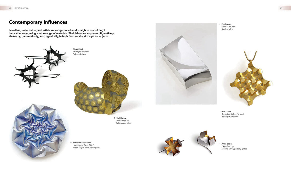 New Jewellery Techniques Curved Scoring and Folding for by by Anastasia Young (Author), Paul Wells (Author)… — view 3